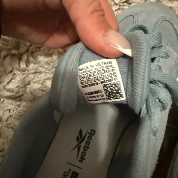 Reebok Womens Blue Sneakers - Picture 6 of 10